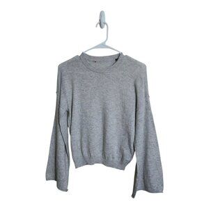 Sweater Women S Gray Cashmere Minimalist Preppy Disco Party Career Vacation